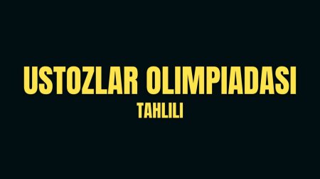 MATEMATIKA FANIDAN O‘QITUVCHILAR OLIMPIADASINING TUMAN (SHAHAR) BOSQICHIDAGI TEST SAVOLLARIGA VIDEO-YECHIMLAR